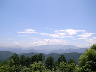 【高尾山山頂からの眺望】