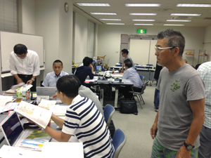 【セミナー会場にて】