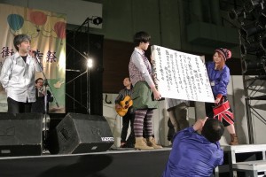 司会を務めた女川の高校生と樋口さん