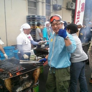 FB友Sさん。始発で板橋から来てくれた。