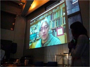 オープニングはNYの坂本龍一さんからビデオメッセージが！