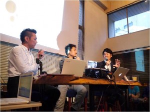 和やかな中にも真剣なトークセッション。