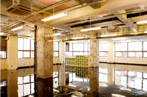 会場は築40年以上のビルをアーティストがリノベーションしたカッコいいさくらWORKS